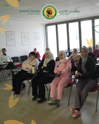 محاضرة طبية متخصصة في مستشفى الكندي