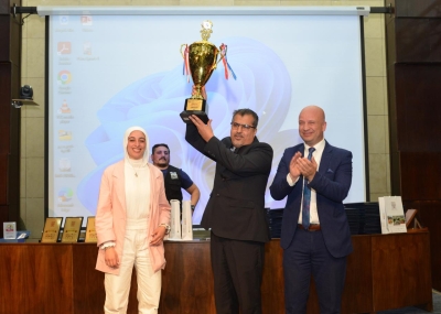 رئيس جامعة البترا يكرّم فريق التايكواندو لحصوله على المركز الأول في البطولة الوطنية