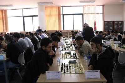 بطولة (ولي العهد للشطرنج) للجامعات الأردنية بنسختها الثانية في رحاب جامعة عمان العربية
