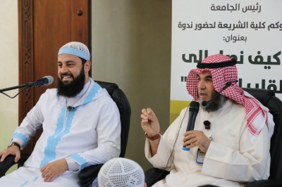 الداعية الدكتور أحمد العربي في رحاب جامعة عمان العربية: لقاء إيماني يعزز القيم والوعي المجتمعي