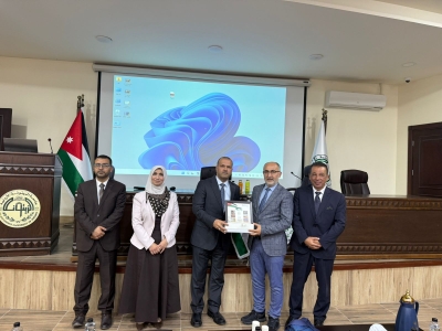 جامعة الزيتونة الأردنية تستضيف أكاديميًا من جامعة كليس 7 أراليك التركية ضمن برنامج إيراسموس+