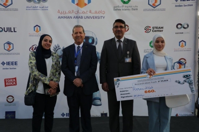 برعاية وزير الشباب... جامعة عمان العربية تختتم مسابقة الروبوتات والذكاء الاصطناعي 2026 بمشاركة عربية واسعة