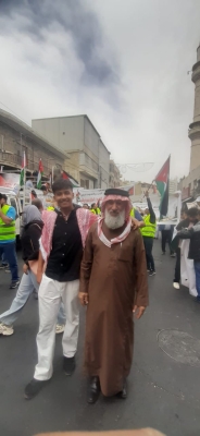 حزب الاتحاد الوطني الأردني يشارك في المسيرة الوطنية التي أُقيمت إحياءً لذكرى النكبة الفلسطينية