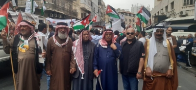 حزب الاتحاد الوطني الأردني يشارك في المسيرة الوطنية التي أُقيمت إحياءً لذكرى النكبة الفلسطينية