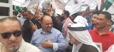 حزب الاتحاد الوطني الأردني يشارك في المسيرة الوطنية التي أُقيمت إحياءً لذكرى النكبة الفلسطينية