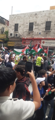حزب الاتحاد الوطني الأردني يشارك في المسيرة الوطنية التي أُقيمت إحياءً لذكرى النكبة الفلسطينية