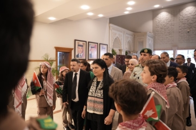 الأميرة سمية ترعى حفل تخريج الفوج 36 فوج التحدي  من طلبة مدارس الحكمة الثانوية - صور