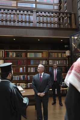 الملك يفتتح جامعة المغطس الأرثوذكسية الدولية في موقع عمّاد السيد المسيح (المغطس) - صور