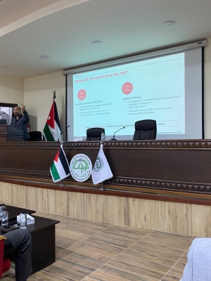 ورشة تعريفية بامتحان IELTS في جامعة الزيتونة الأردنية