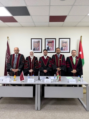 تهنئة لـ أمير الحسامي بمناسبة نيل الماجستير في القانون الخاص