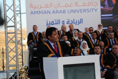 جامعة عمان العربية تحتفل بتخريج الفوج السادس والعشرين من طلبتها في رحاب الجامعة