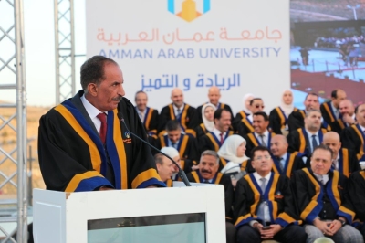 جامعة عمان العربية تحتفل بتخريج الفوج السادس والعشرين من طلبتها في رحاب الجامعة