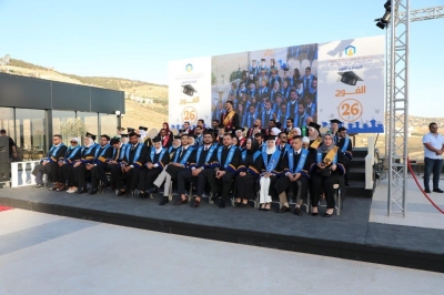 جامعة عمان العربية تحتفل بتخريج الفوج السادس والعشرين من طلبتها في رحاب الجامعة