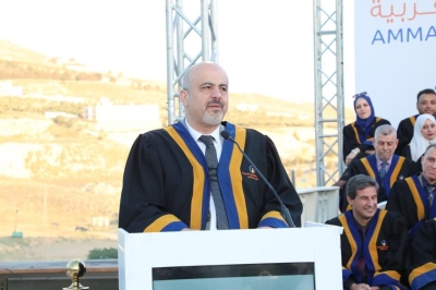 جامعة عمان العربية تحتفل بتخريج الفوج السادس والعشرين من طلبتها في رحاب الجامعة