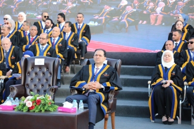 جامعة عمان العربية تحتفل بتخريج الفوج السادس والعشرين من طلبتها في رحاب الجامعة