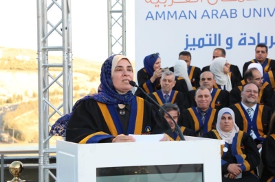 جامعة عمان العربية تحتفل بتخريج الفوج السادس والعشرين من طلبتها في رحاب الجامعة