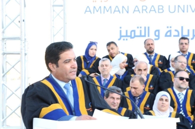 جامعة عمان العربية تحتفل بتخريج الفوج السادس والعشرين من طلبتها في رحاب الجامعة