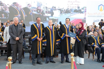 جامعة عمان العربية تحتفل بتخريج الفوج السادس والعشرين من طلبتها في رحاب الجامعة