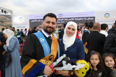 جامعة عمان العربية تحتفل بتخريج الفوج السادس والعشرين من طلبتها في رحاب الجامعة