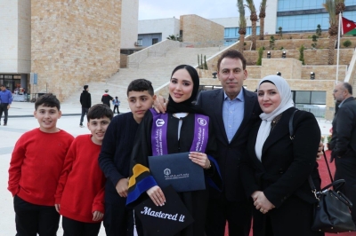 جامعة عمان العربية تحتفل بتخريج الفوج السادس والعشرين من طلبتها في رحاب الجامعة