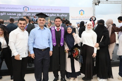 جامعة عمان العربية تحتفل بتخريج الفوج السادس والعشرين من طلبتها في رحاب الجامعة