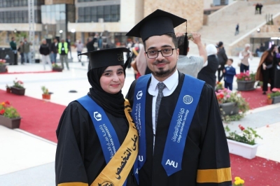 جامعة عمان العربية تحتفل بتخريج الفوج السادس والعشرين من طلبتها في رحاب الجامعة