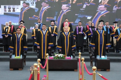جامعة عمان العربية تحتفل بتخريج الفوج السادس والعشرين من طلبتها في رحاب الجامعة