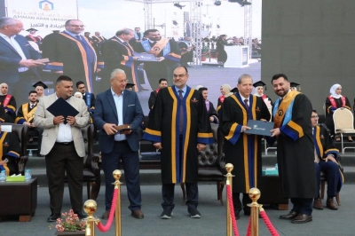 جامعة عمان العربية تحتفل بتخريج الفوج السادس والعشرين من طلبتها في رحاب الجامعة