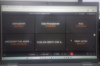 كلية الأعمال في عمان العربية تشارك في ورشة عمل إلكترونية دولية بالتعاون مع جامعة ماليزيا ترنجانو