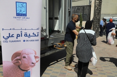 تكية أم علي تباشر توزيع لحوم الأضاحي المحلية الطازجة على 6,252 أسرة في ثاني أيام عيد الأضحى المبارك
