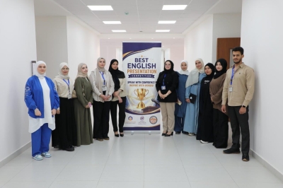 نادي اللغة الإنجليزية في جامعة عمان العربية ينظم مسابقة أفضل عرض تقديمي