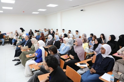 نادي اللغة الإنجليزية في جامعة عمان العربية ينظم مسابقة أفضل عرض تقديمي