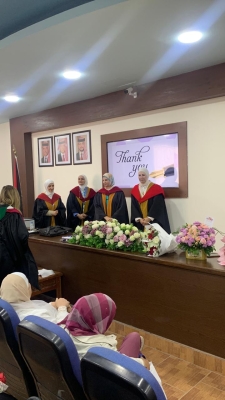 عشيرة الحوامدة تهنئ ابنتها الدكتورة مي عصام الحوامدة