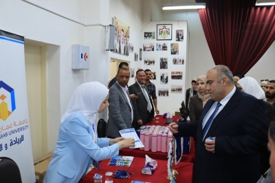 جامعة عمان العربية تشارك في فعالية الإبداع المهني 