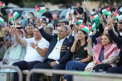 حزب الاتحاد الوطني الأردني يشارك في الاحتفال الوطني الكبير بحدائق الحسين