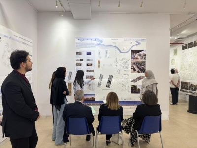 هندسة عمان العربية تشارك في تحكيم مشاريع تصميم مجمعات سكنية