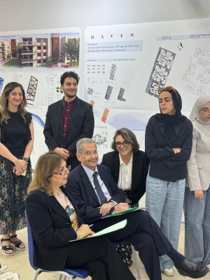 هندسة عمان العربية تشارك في تحكيم مشاريع تصميم مجمعات سكنية