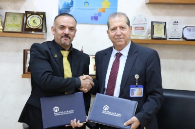 جامعة عمان العربية والنبأ الأردنية توقعان مذكرة تفاهم لتعزيز البحث العلمي وتنظيم المؤتمرات الدولية