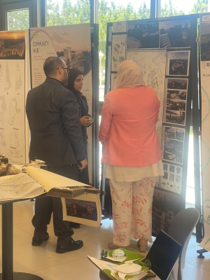 تعزيزًا للتعاون الأكاديمي: مشاركة الدكتور حداد من عمان العربية في تحكيم مشاريع معمارية طلابية في جامعة الشرق الأوسط