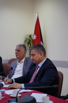 مجلس ادارة المدن الصناعية يلتقي مستثمري مدينة الحسن الصناعية ويشهد افتتاح استثمار غذائي