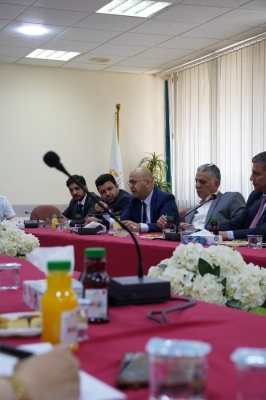 مجلس ادارة المدن الصناعية يلتقي مستثمري مدينة الحسن الصناعية ويشهد افتتاح استثمار غذائي