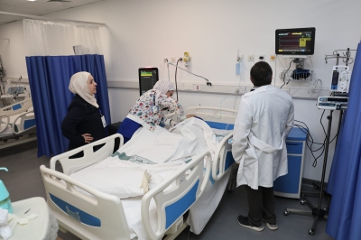مستشفى عمان الميداني يستقبل أول حالة في قسم الطوارىء والعناية الحثيثة