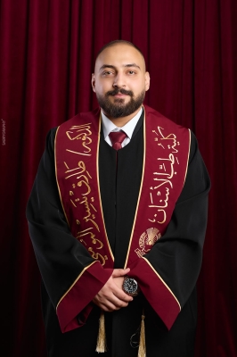 تهنئة للدكتور طارق المومني بمناسبة تخرجه من جامعة المنصورة