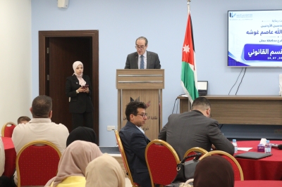 مهندسون يؤدون القسم القانوني في فرع معان بحضور نقيب المهندسين غوشة