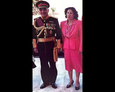 الأميرة هيا تنعى ممرضة الحسين - صور