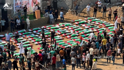 غزة تستعد لأكبر جنازة جماعية في تاريخها – صور