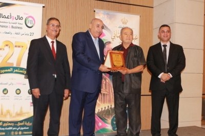 القاضي يرعى احتفالاً وطنياً بعيد الجلوس الملكي