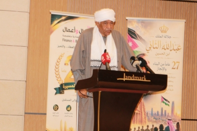القاضي يرعى احتفالاً وطنياً بعيد الجلوس الملكي