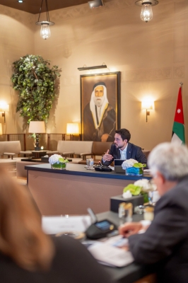 ولي العهد يتابع تحضيرات مؤتمر الاستثمار الأردني الأوروبي
