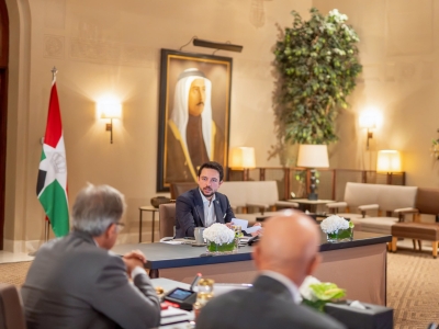 ولي العهد يتابع تحضيرات مؤتمر الاستثمار الأردني الأوروبي